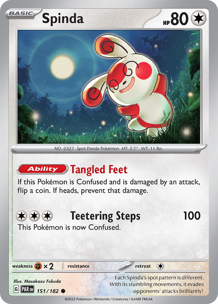 Spinda (151/182) [Scarlet & Violet: Paradox Rift] | Shuffle n Cut Hobbies & Games