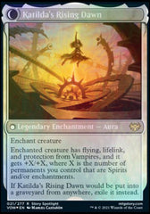 Katilda, Dawnhart Martyr // Katilda's Rising Dawn [Innistrad: Crimson Vow Prerelease Promos] | Shuffle n Cut Hobbies & Games