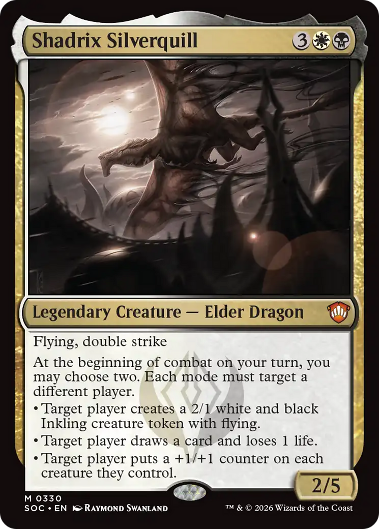 Shadrix Silverquill [Secrets of Strixhaven Commander] | Shuffle n Cut Hobbies & Games