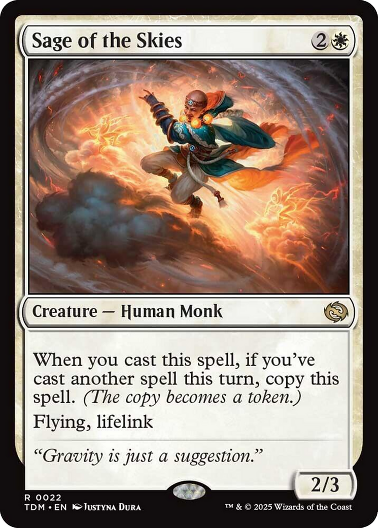 Sage of the Skies [Tarkir: Dragonstorm] | Shuffle n Cut Hobbies & Games
