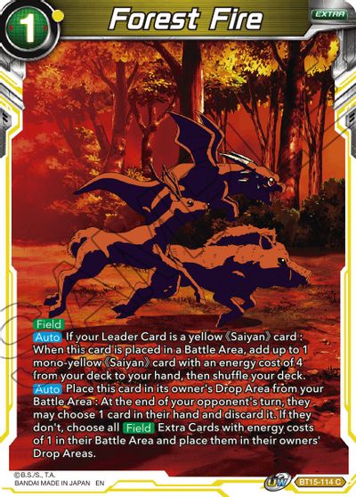 Forest Fire (BT15-114) [Saiyan Showdown] | Shuffle n Cut Hobbies & Games