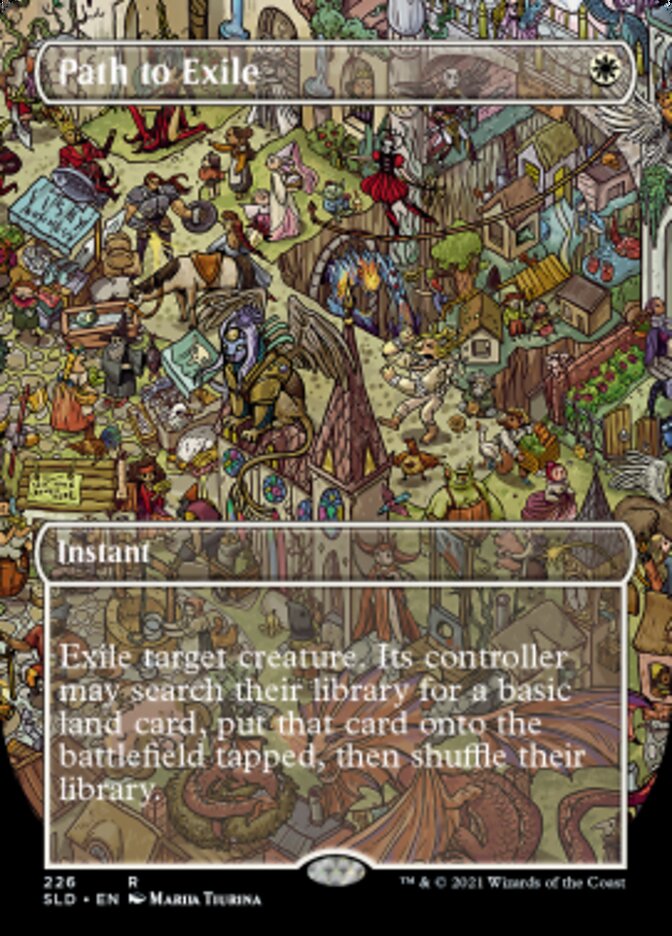 Path to Exile (Borderless) [Secret Lair Drop Series] | Shuffle n Cut Hobbies & Games