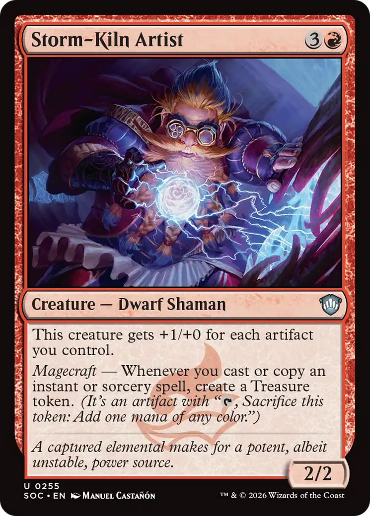 Storm-Kiln Artist [Secrets of Strixhaven Commander] | Shuffle n Cut Hobbies & Games