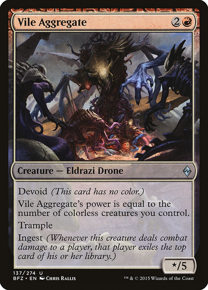 Vile Aggregate [Battle for Zendikar] | Shuffle n Cut Hobbies & Games