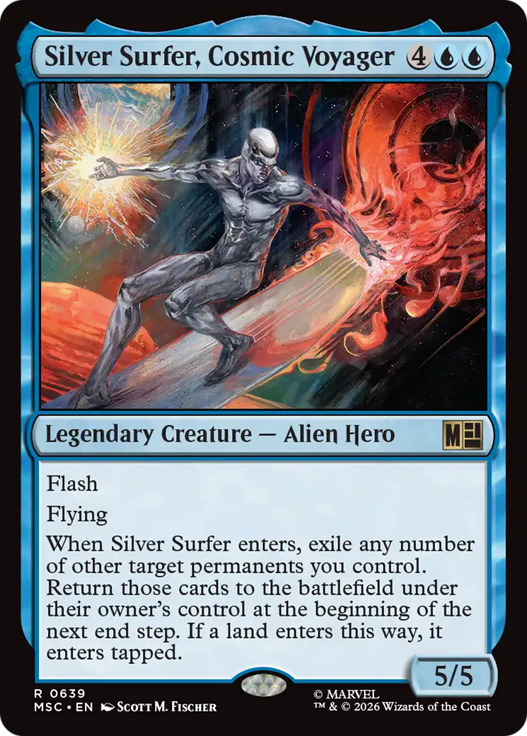 Silver Surfer, Cosmic Voyager [Marvel Super Heroes Commander] | Shuffle n Cut Hobbies & Games