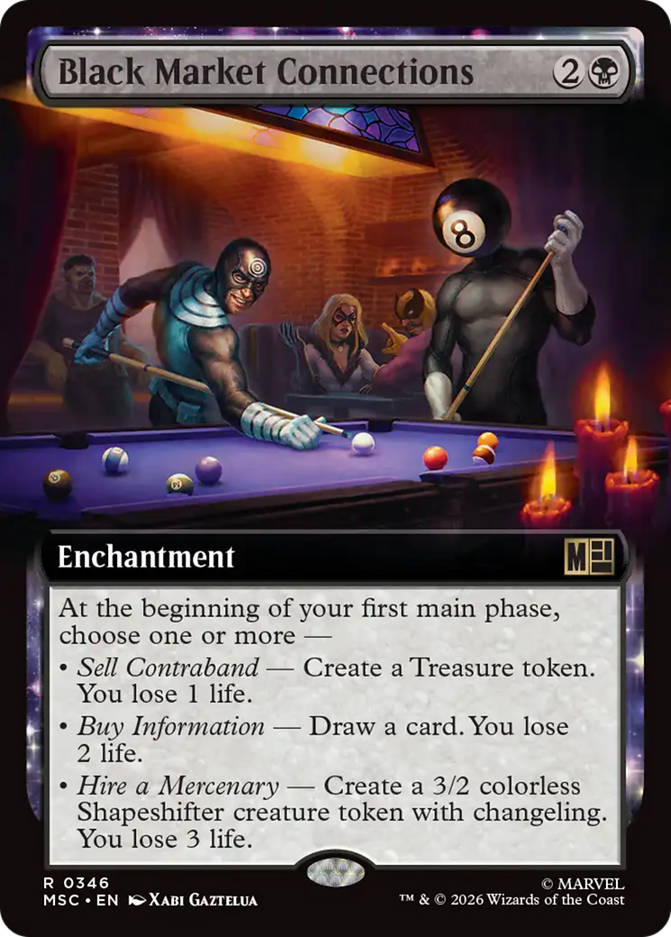 Black Market Connections (Extended Art) [Marvel Super Heroes Commander] | Shuffle n Cut Hobbies & Games
