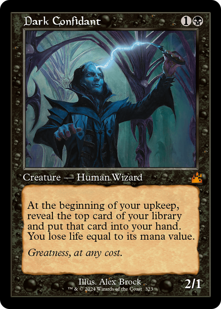 Dark Confidant (Retro Frame) [Ravnica Remastered] | Shuffle n Cut Hobbies & Games