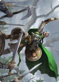Maja, Bretagard Protector Art Card [Kaldheim Art Series] | Shuffle n Cut Hobbies & Games