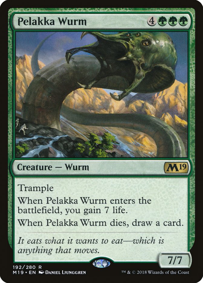 Pelakka Wurm [Core Set 2019] | Shuffle n Cut Hobbies & Games