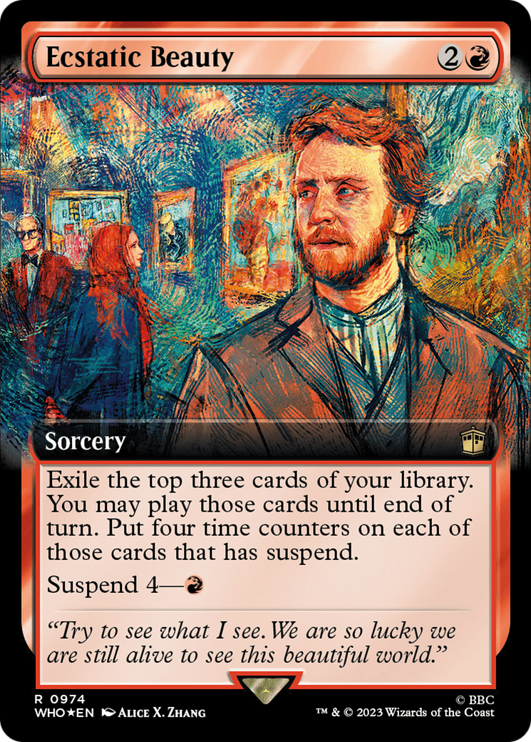 Ecstatic Beauty (Extended Art) (Surge Foil) [Doctor Who] | Shuffle n Cut Hobbies & Games
