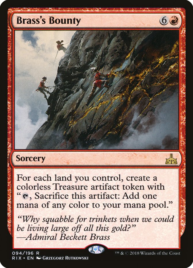 Brass's Bounty [Rivals of Ixalan] | Shuffle n Cut Hobbies & Games