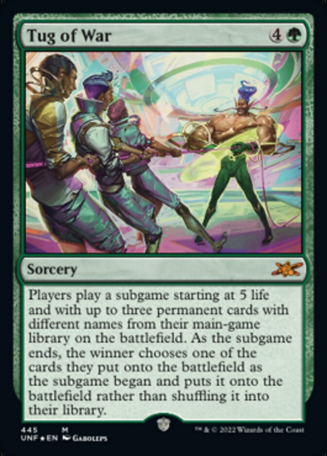 Tug of War (Galaxy Foil) [Unfinity] | Shuffle n Cut Hobbies & Games