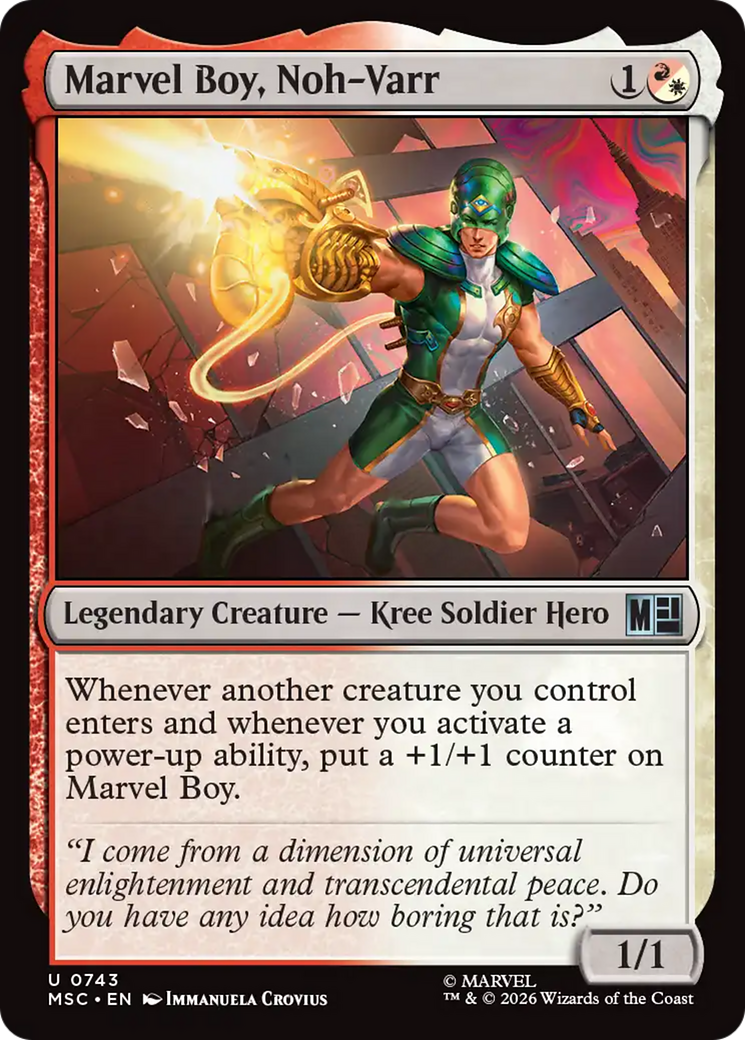 Marvel Boy, Noh-Varr [Marvel Super Heroes Commander] | Shuffle n Cut Hobbies & Games