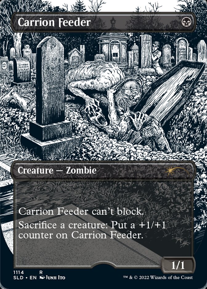 Carrion Feeder (Borderless Etched Foil) [Secret Lair Drop Series] | Shuffle n Cut Hobbies & Games