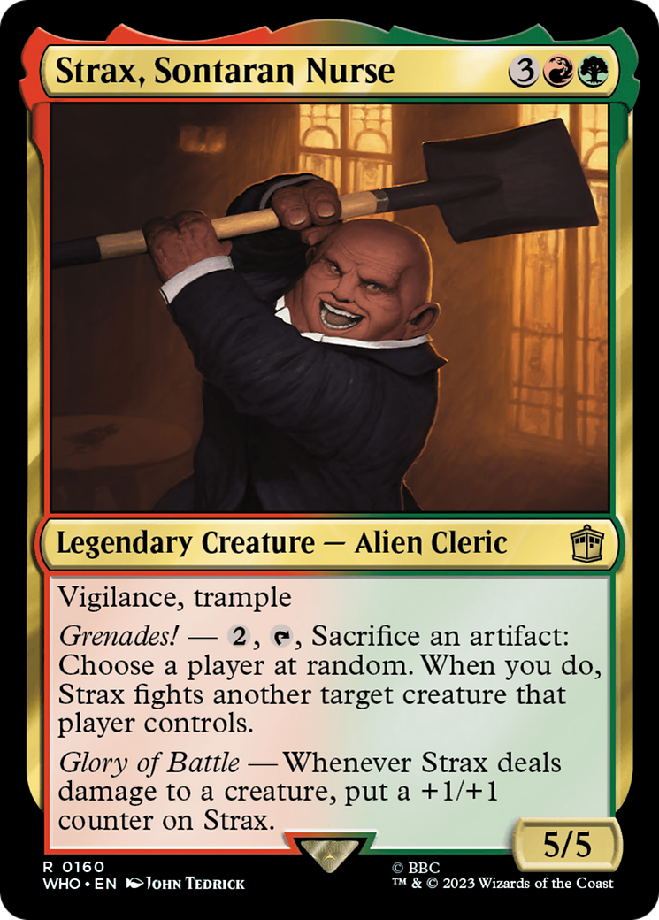 Strax, Sontaran Nurse [Doctor Who] | Shuffle n Cut Hobbies & Games