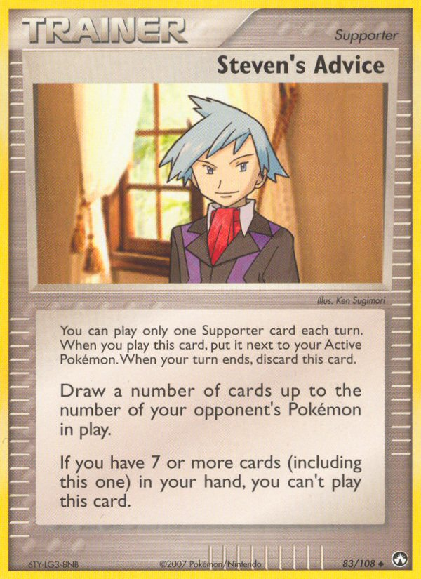 Steven's Advice (83/108) [EX: Power Keepers] | Shuffle n Cut Hobbies & Games