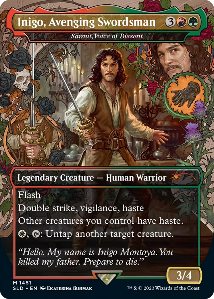 Inigo, Avenging Swordsman - Samut, Voice of Dissent [Secret Lair Drop Series] | Shuffle n Cut Hobbies & Games