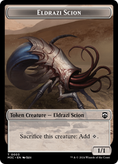 Eldrazi Scion // Eldrazi Spawn Double-Sided Token [Modern Horizons 3 Commander Tokens] | Shuffle n Cut Hobbies & Games