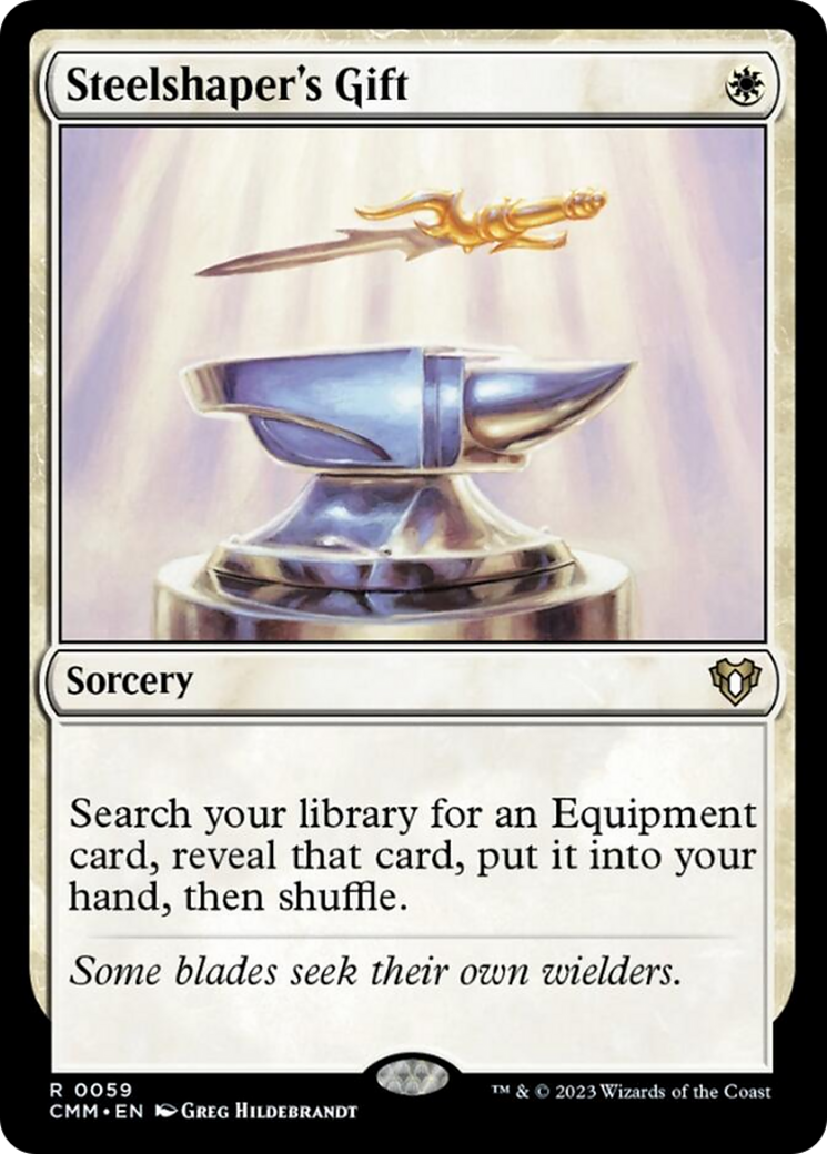 Steelshaper's Gift [Commander Masters] | Shuffle n Cut Hobbies & Games