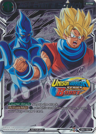 Not Even a Scratch (Event Pack 08 - Alternate Foil) (DB2-160) [Tournament Promotion Cards] | Shuffle n Cut Hobbies & Games