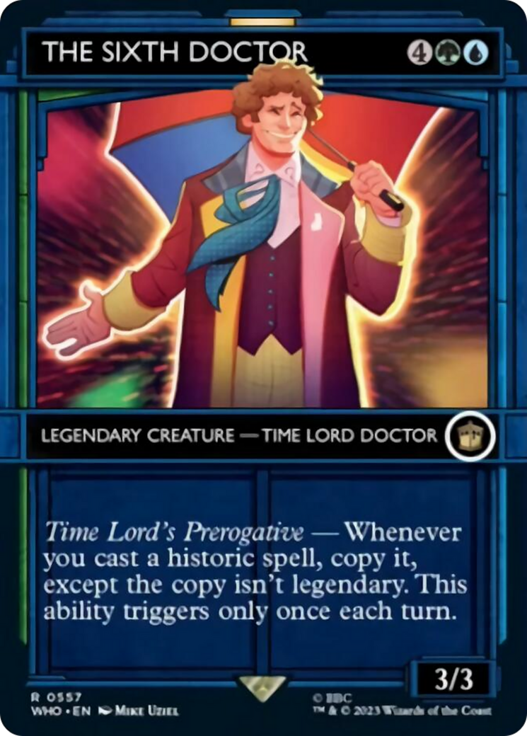 The Sixth Doctor (Showcase) [Doctor Who] | Shuffle n Cut Hobbies & Games