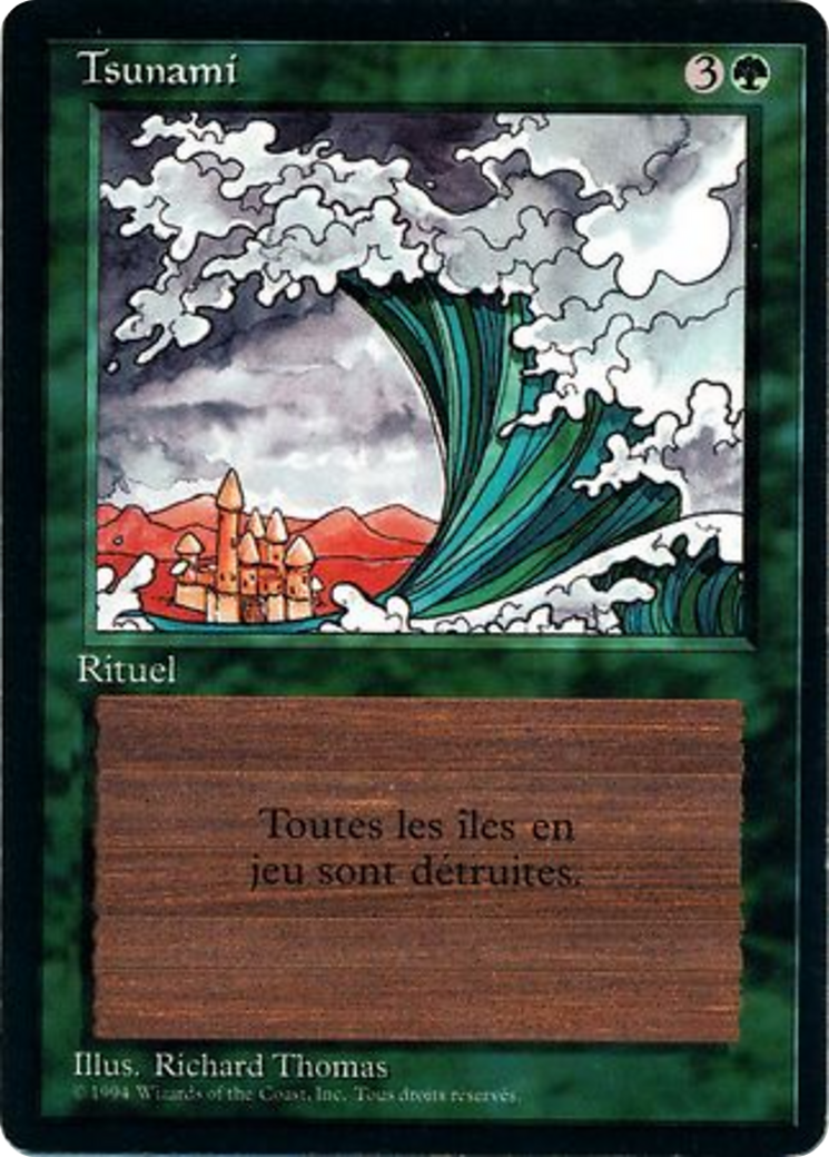 Tsunami [Foreign Black Border] | Shuffle n Cut Hobbies & Games