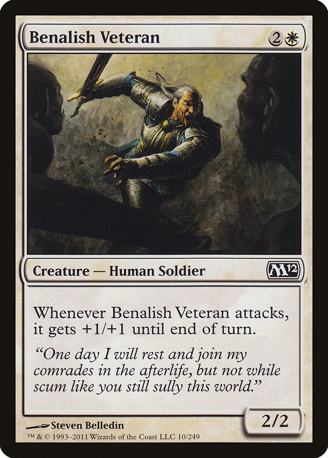 Benalish Veteran [Magic 2012] | Shuffle n Cut Hobbies & Games