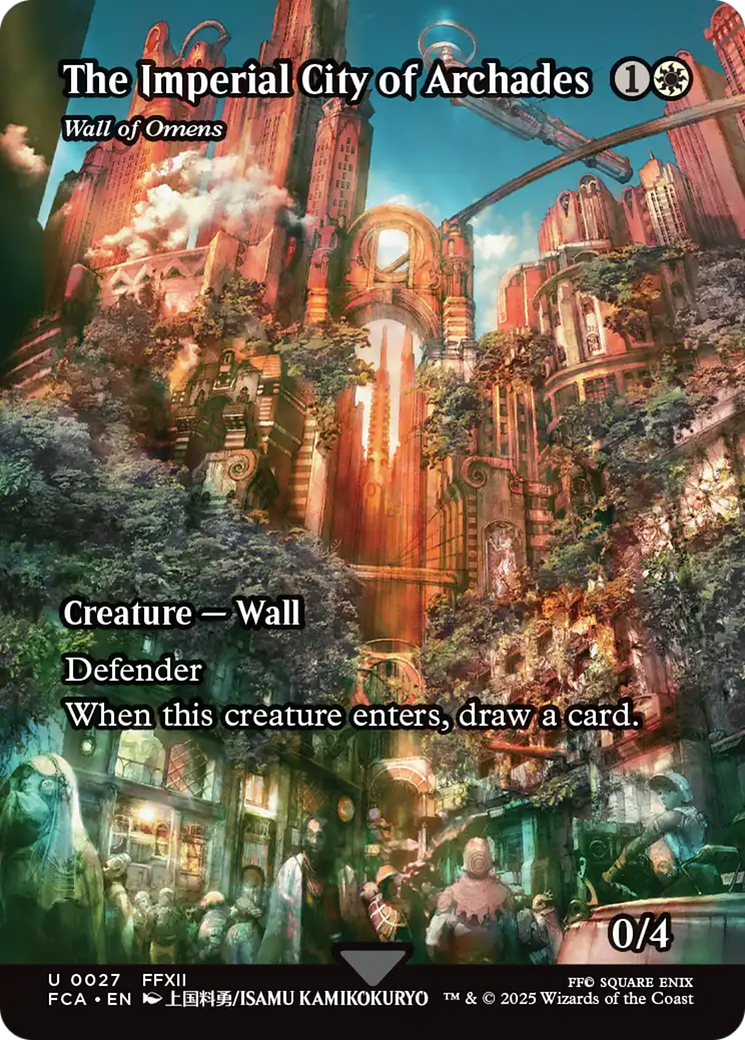 The Imperial City of Archades - Wall of Omens (Showcase) [FINAL FANTASY : Through the Ages] | Shuffle n Cut Hobbies & Games