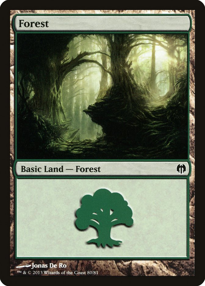 Forest (80) [Duel Decks: Heroes vs. Monsters] | Shuffle n Cut Hobbies & Games