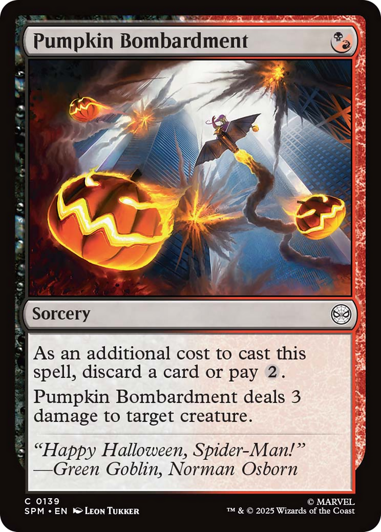 Pumpkin Bombardment [Marvel's Spider-Man] | Shuffle n Cut Hobbies & Games