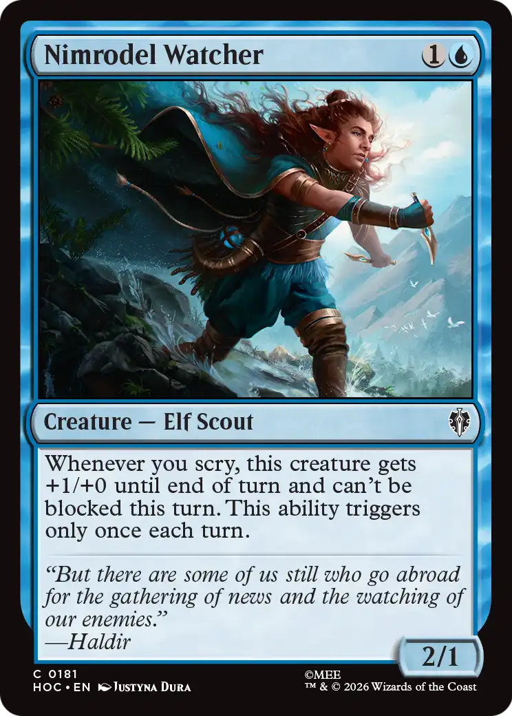 Nimrodel Watcher [The Hobbit: Eternal-Legal] | Shuffle n Cut Hobbies & Games