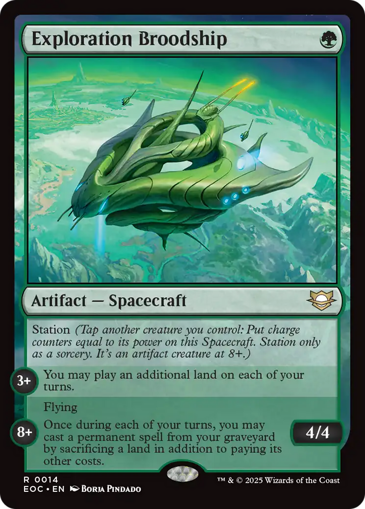 Exploration Broodship [Edge of Eternities Commander] | Shuffle n Cut Hobbies & Games