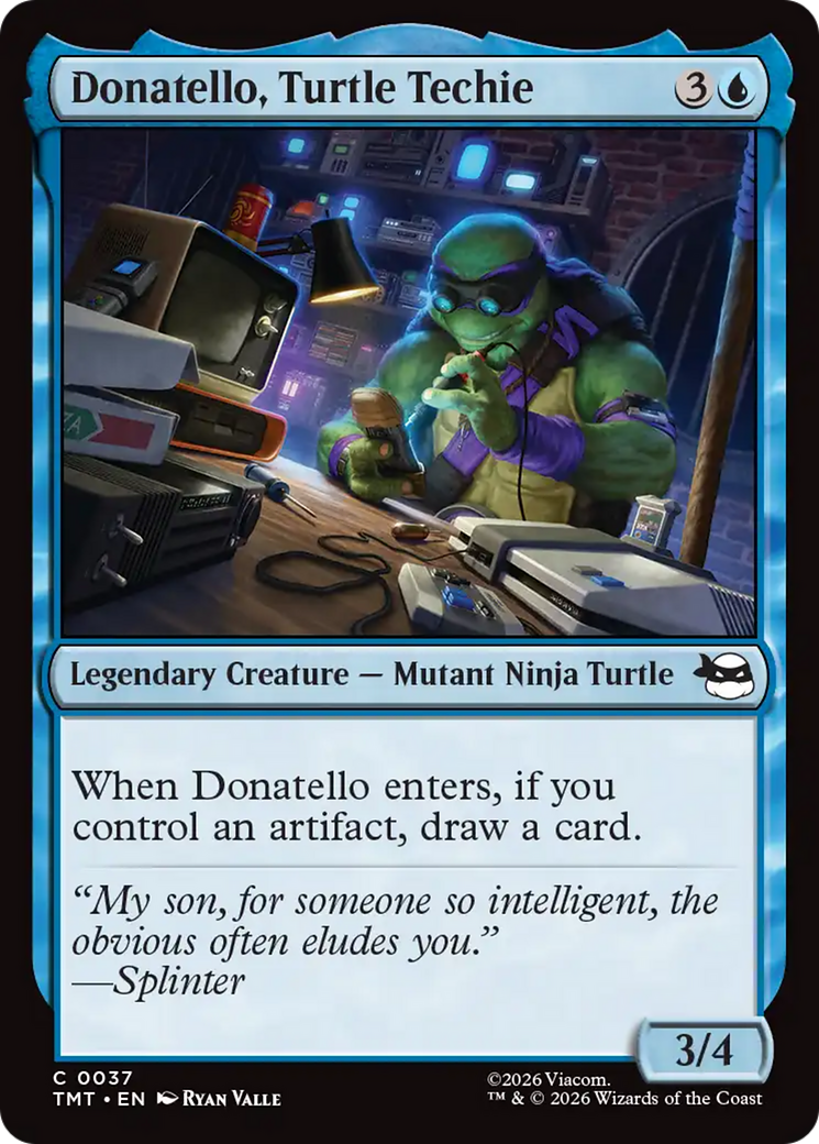 Donatello, Turtle Techie [Teenage Mutant Ninja Turtles] | Shuffle n Cut Hobbies & Games