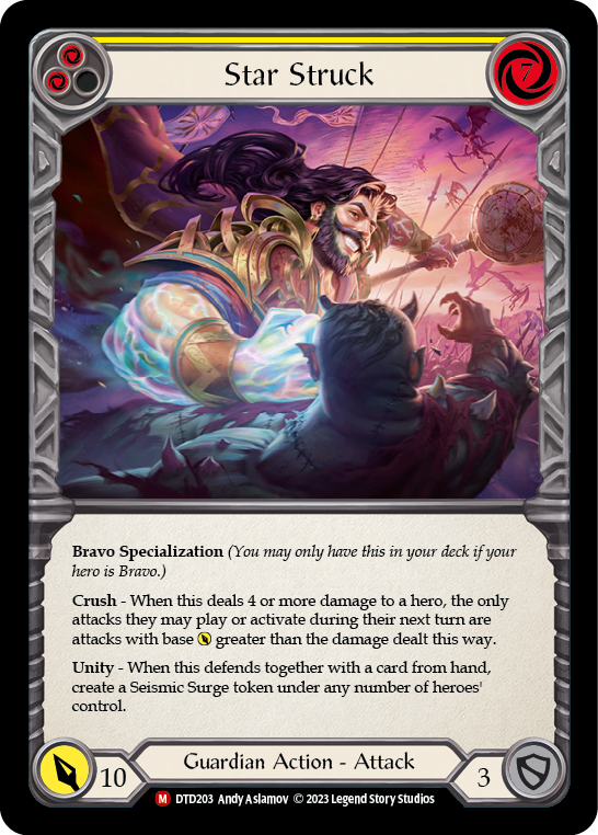 Star Struck [DTD203] (Dusk Till Dawn)  Rainbow Foil | Shuffle n Cut Hobbies & Games