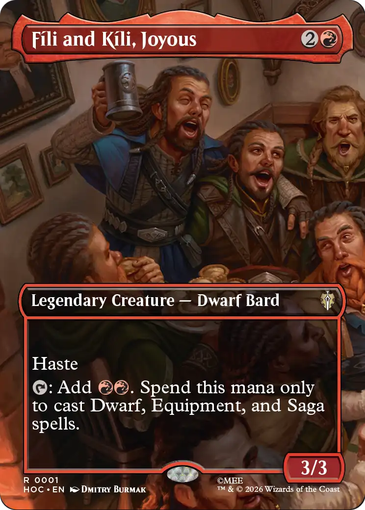 Fili and Kili, Joyous (Borderless) [The Hobbit: Eternal-Legal] | Shuffle n Cut Hobbies & Games