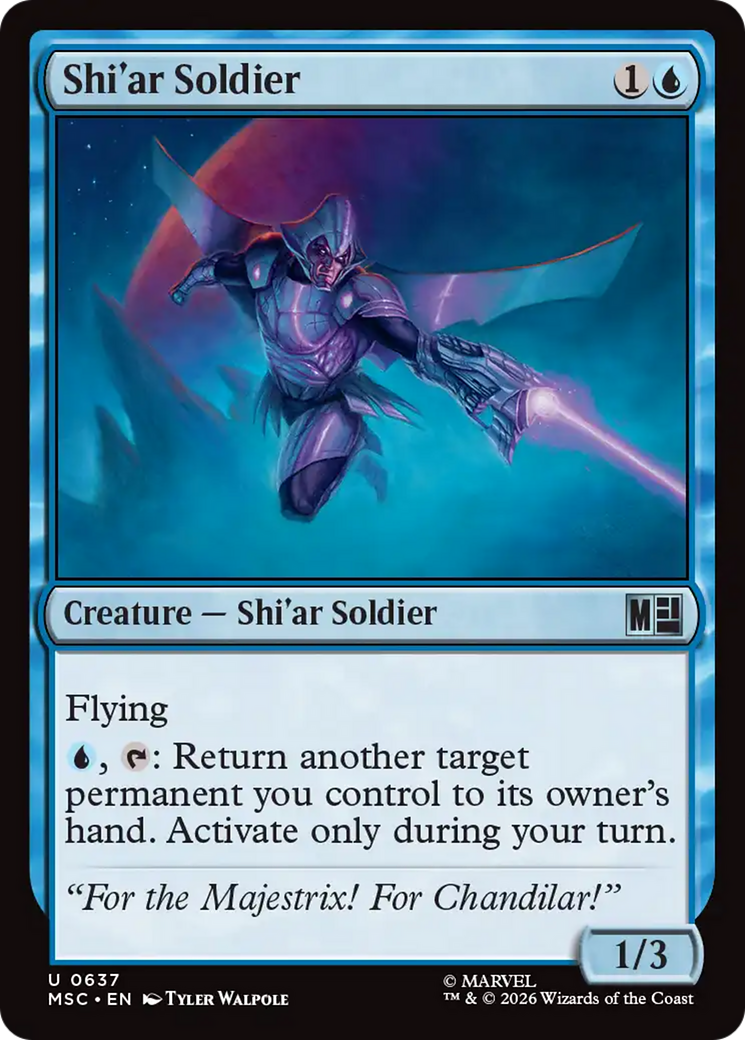 Shi'ar Soldier [Marvel Super Heroes Commander] | Shuffle n Cut Hobbies & Games