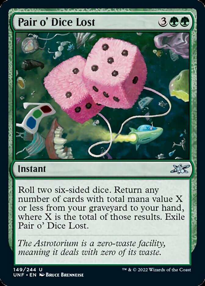 Pair o' Dice Lost [Unfinity] | Shuffle n Cut Hobbies & Games
