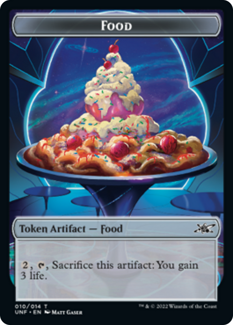 Teddy Bear // Food (010) Double-Sided Token [Unfinity Tokens] | Shuffle n Cut Hobbies & Games