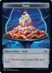 Teddy Bear // Food (010) Double-Sided Token [Unfinity Tokens] | Shuffle n Cut Hobbies & Games