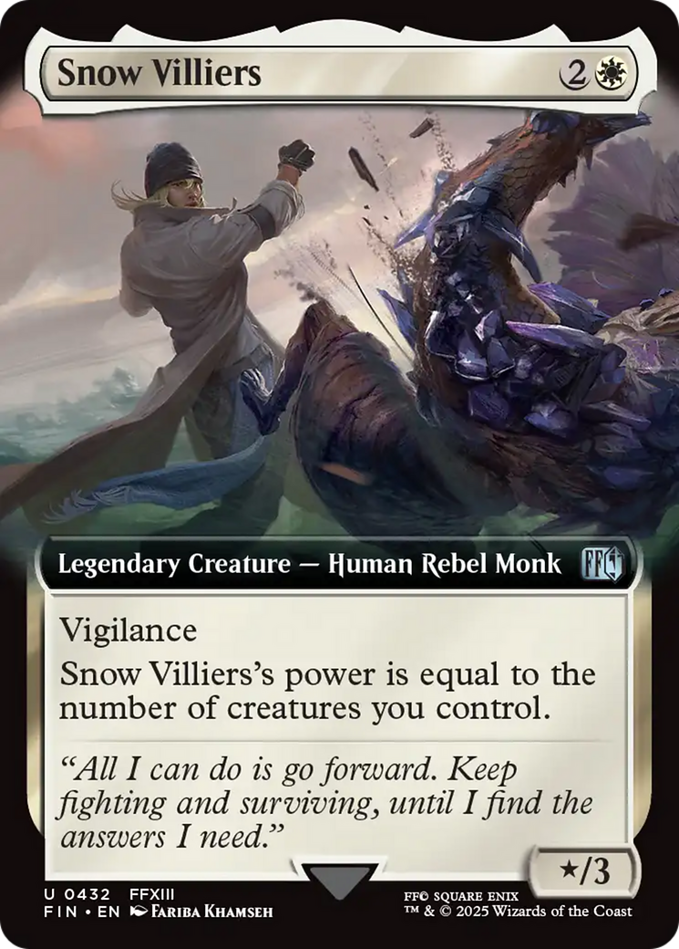 Snow Villiers (Extended Art) [FINAL FANTASY] | Shuffle n Cut Hobbies & Games