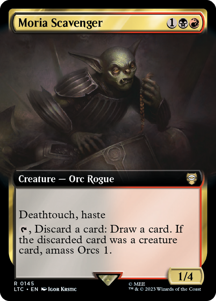 Moria Scavenger (Extended Art) [The Lord of the Rings: Tales of Middle-Earth Commander] | Shuffle n Cut Hobbies & Games