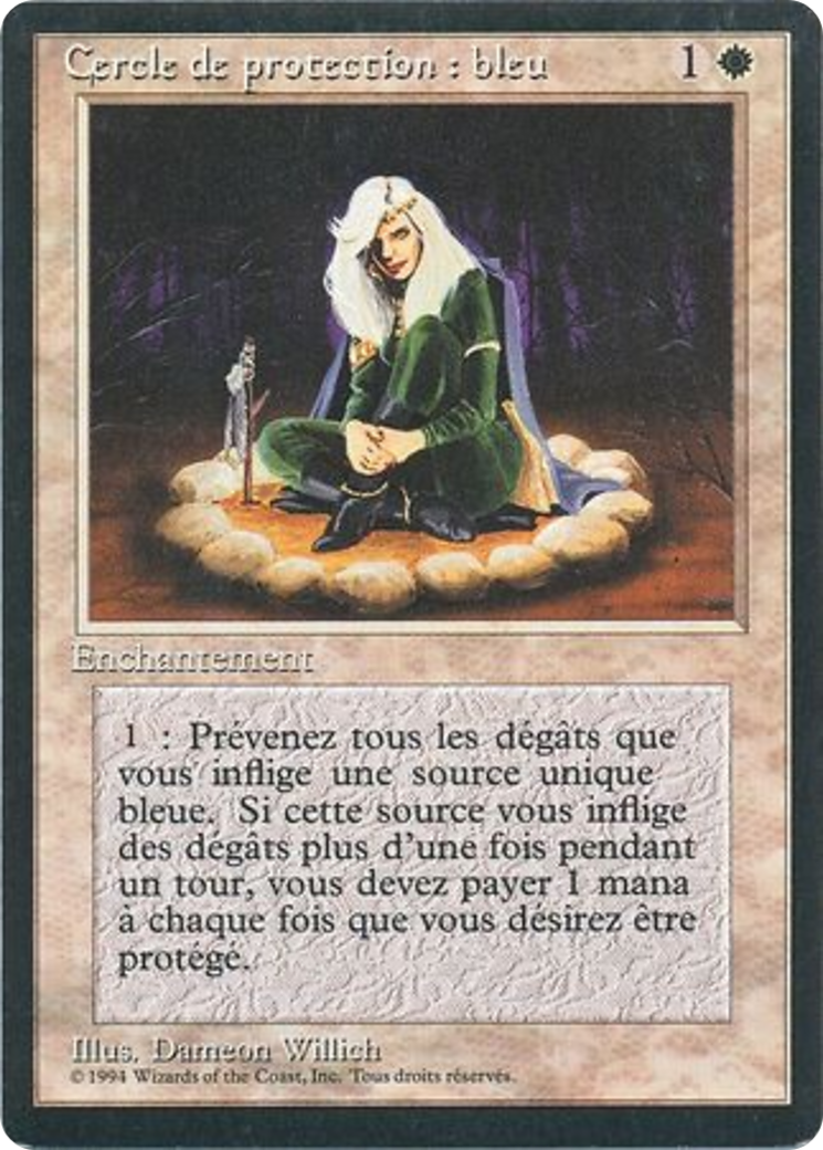 Circle of Protection: Blue [Foreign Black Border] | Shuffle n Cut Hobbies & Games