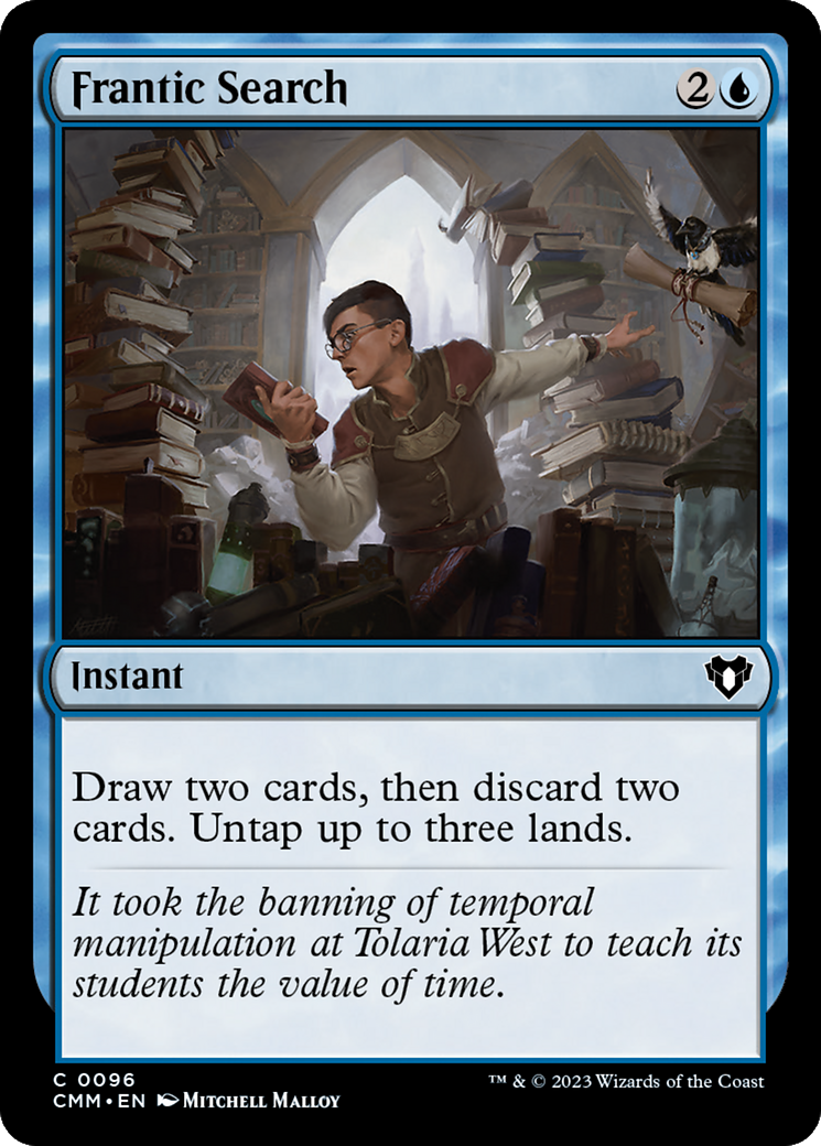 Frantic Search [Commander Masters] | Shuffle n Cut Hobbies & Games