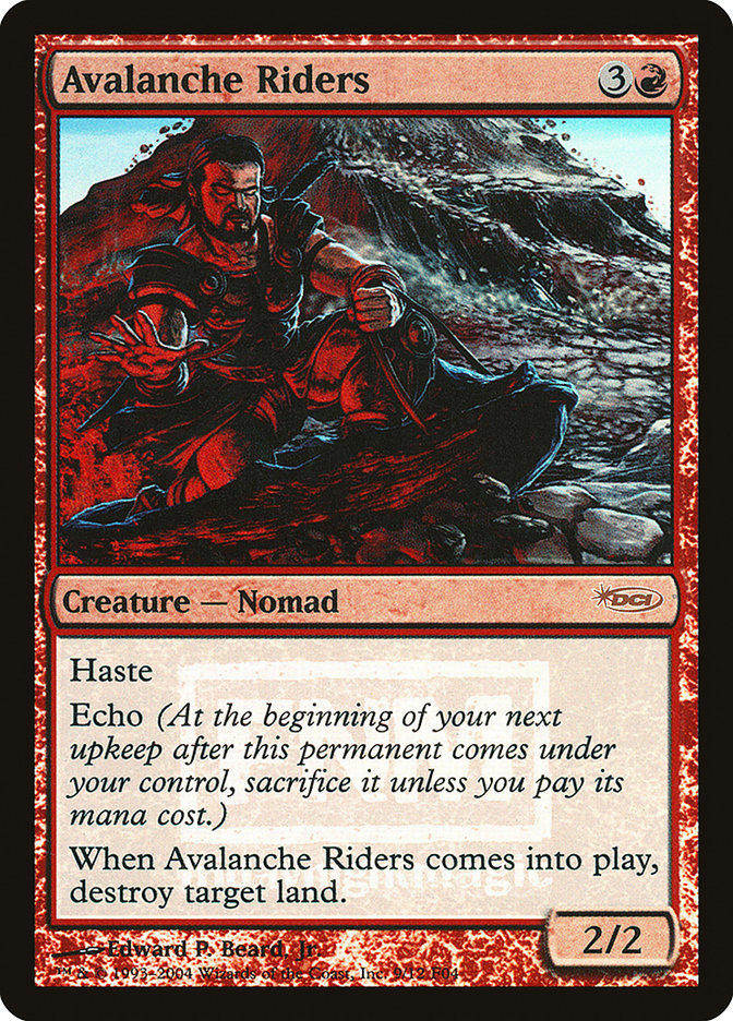 Avalanche Riders [Friday Night Magic 2004] | Shuffle n Cut Hobbies & Games