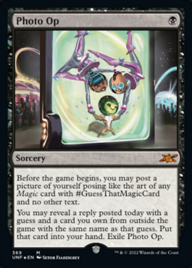 Photo Op (Galaxy Foil) [Unfinity] | Shuffle n Cut Hobbies & Games