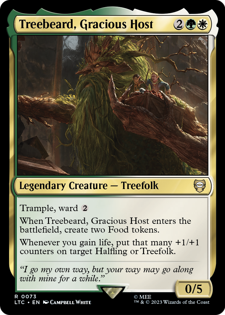 Treebeard, Gracious Host [The Lord of the Rings: Tales of Middle-Earth Commander] | Shuffle n Cut Hobbies & Games