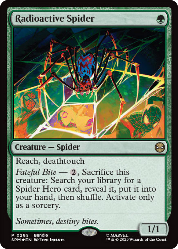 Radioactive Spider [Marvel's Spider-Man Promos] | Shuffle n Cut Hobbies & Games