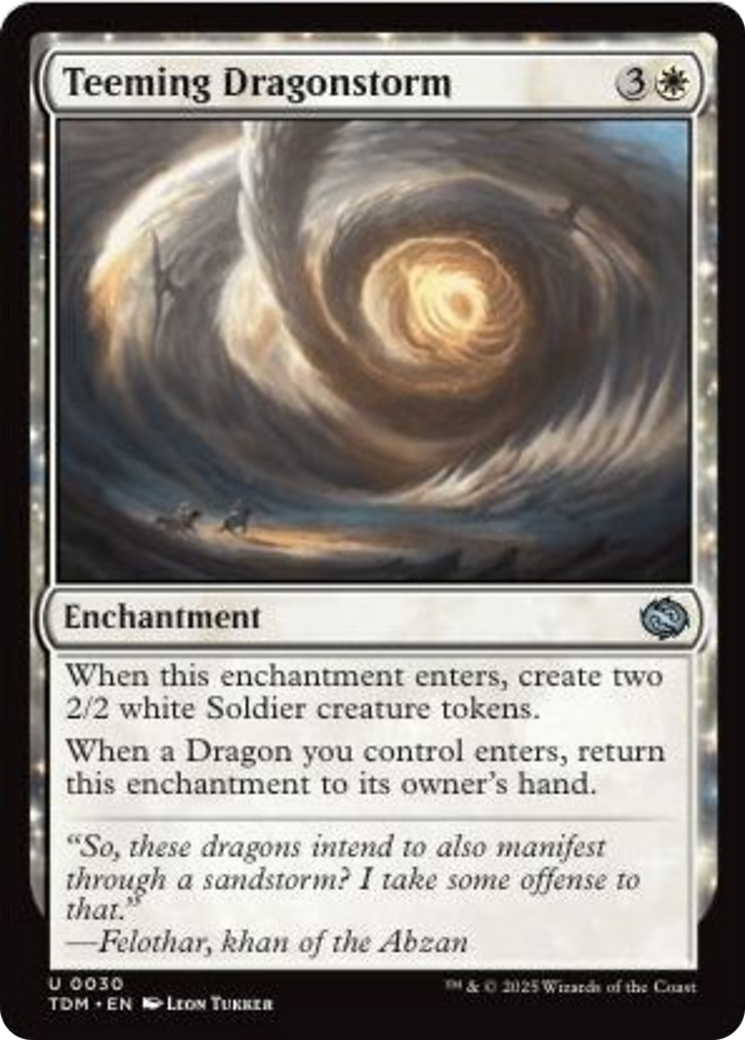 Teeming Dragonstorm [Tarkir: Dragonstorm] | Shuffle n Cut Hobbies & Games