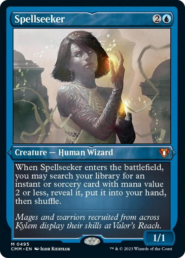 Spellseeker (Foil Etched) [Commander Masters] | Shuffle n Cut Hobbies & Games