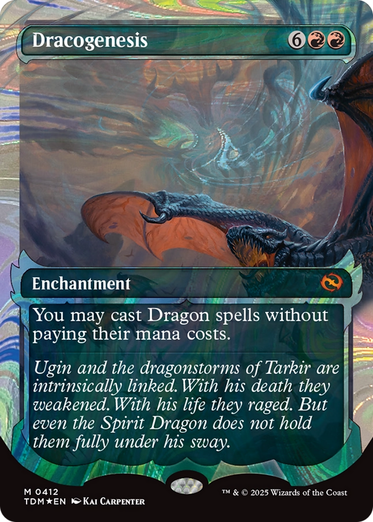 Dracogenesis (0412) (Showcase) (Halo Foil) [Tarkir: Dragonstorm] | Shuffle n Cut Hobbies & Games